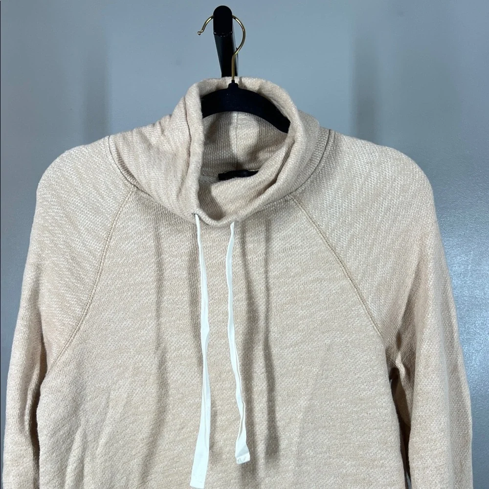 J. Crew Cream Hoodie Sweatshirt